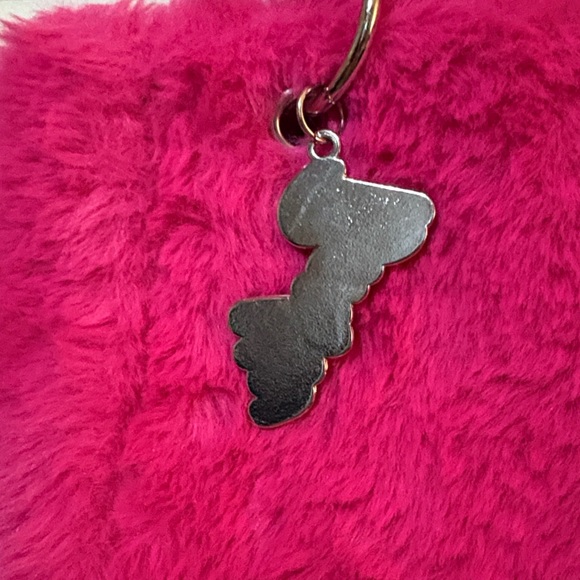 Barbie Mattel Y2K Purse Small Faux Fur Barbie Charm Snap Closure Purse - Picture 4 of 14